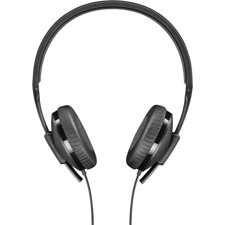 Sennheiser HD 100 Closed-Back On-Ear Foldable Headphone with Microphone, Black
