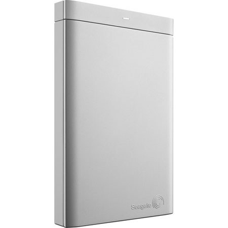 Seagate 500GB Backup Plus External Drive for Mac, Silver/White