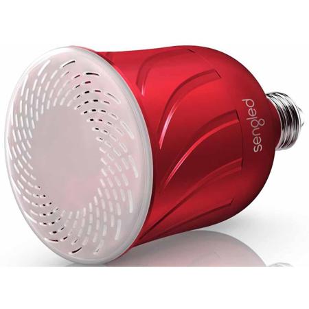 Sengled Pulse 8W LED Dimmable Light Bulb with Speakers, Satellite, Candy Apple