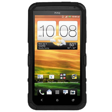 Seidio Active with Kickstand Hybrid Case for HTC EVO 4G LTE, Black