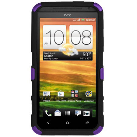 Seidio Active with Kickstand Hybrid Case for HTC EVO 4G LTE, Purple