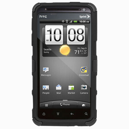 Seidio Active Hybrid Case for HTC EVO Design 4G, Black