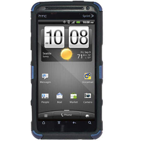 Seidio Active Hybrid Case for HTC EVO Design 4G, Sapphire Blue