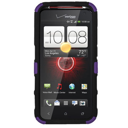 Seidio Active Hybrid Case for HTC DROID Incredible 4G LTE, Amethyst