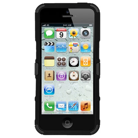 Seidio Active with Kickstand Hybrid Case for iPhone 5, Black