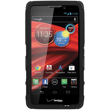 Seidio Active with Kickstand Hybrid Case for Motorola Droid RAZR MAXX HD, Black