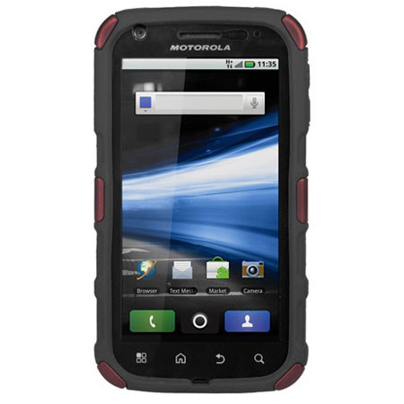 Seidio Active X Hybrid Case for Motorola Atrix 4G, Burgundy