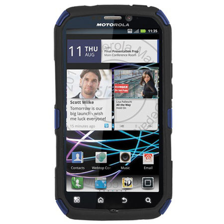 Seidio Active Hybrid Case for Motorola Photon 4G, Sapphire Blue