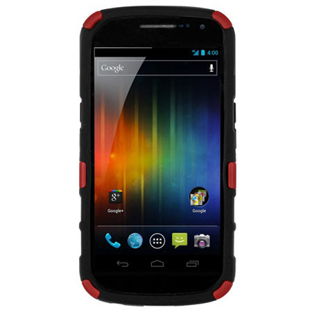 Seidio Active Hybrid Case for Samsung Galaxy Nexus, Garnet Red