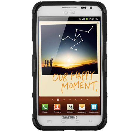 Seidio Active Hybrid Case for Samsung Galaxy Note, Black