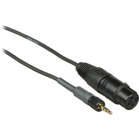 Sennheiser Microphone Cable for ew Series Bodypack Transmitter, Female XLR to 3.5mm Threaded ew Connector