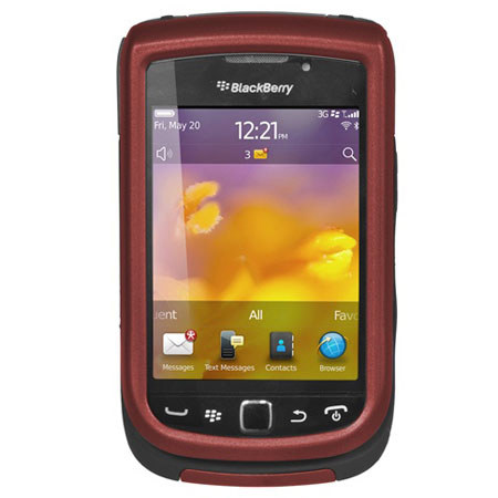 Seidio Active Hybrid Case for BlackBerry 9800/9810 Torch, Burgundy