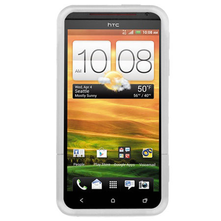 Seidio Surface Hard Case for HTC EVO 4G LTE, Glossy White