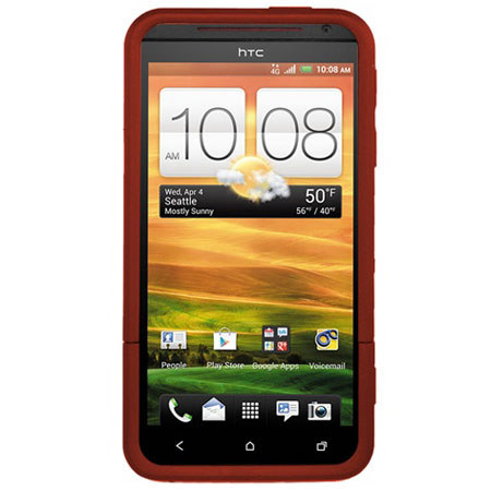 Seidio Surface Hard Case for HTC EVO 4G LTE, Garnet Red
