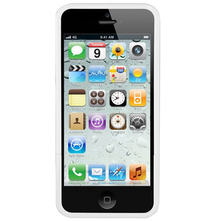 Seidio Surface with Kickstand Hard Case for iPhone 5, Glossed White