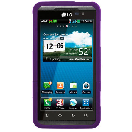 Seidio Surface Hard Case for LG Optimus 3D / Thrill 4G, Amethyst