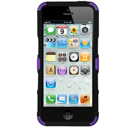 Seidio Active Hybrid Case for Apple iPhone 5, Amethyst