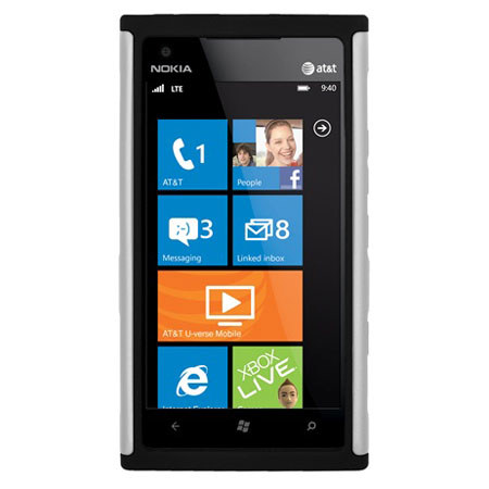 Seidio Active Case with Kickstand for Nokia Lumia 900, Glossed White
