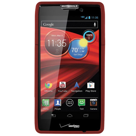 Seidio Surface with Kickstand Case for Motorola Droid RAZR MAXX HD, Garnet Red
