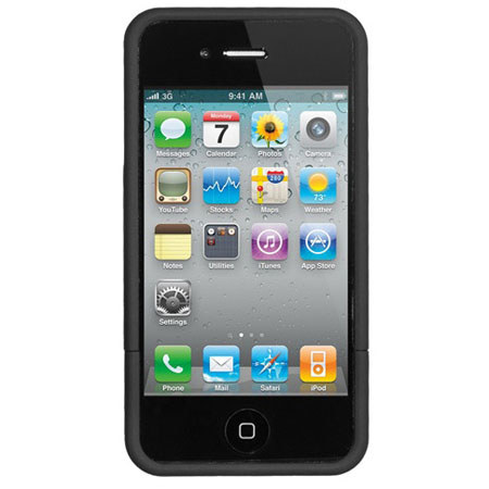Seidio Surface Reveal Hard Case for iPhone 4 & 4S, Black