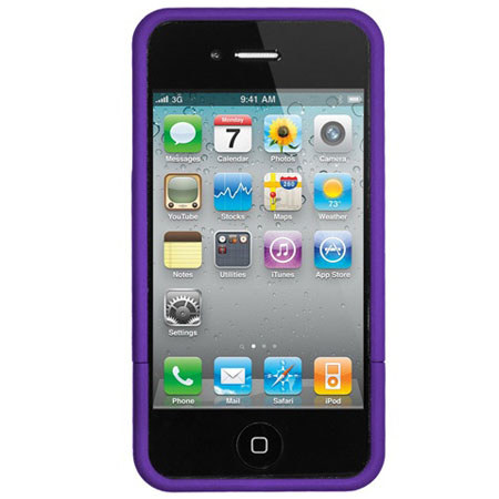 Seidio Surface Reveal Hard Case for iPhone 4 & 4S, Amethyst