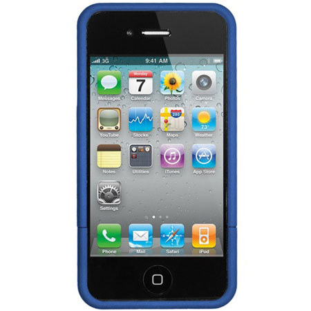 Seidio Surface Reveal Hard Case for iPhone 4 & 4S, Royal Blue