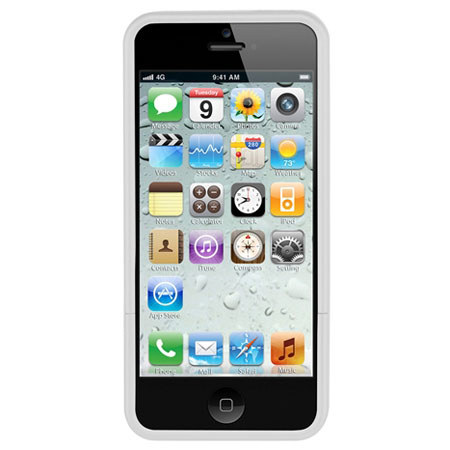 Seidio Surface Reveal Hard Case for iPhone 5, Glossed White