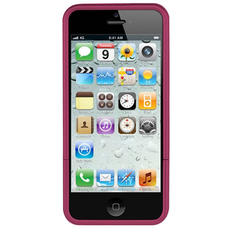 Seidio Surface Reveal Hard Case for iPhone 5, Fuchsia