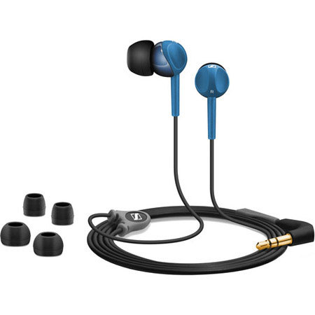 Sennheiser CX 215 In-Ear Stereo Headphones with Iconic Sennheiser Sound, Blue