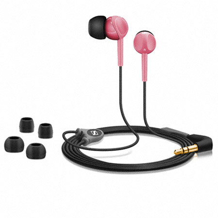 Sennheiser CX 215 In-Ear Stereo Headphones with Iconic Sennheiser Sound, Red