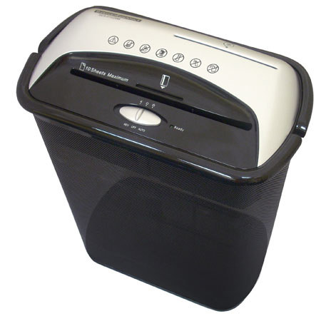 Shredder Essentials 10-Sheet Diamond-Cut Shredder