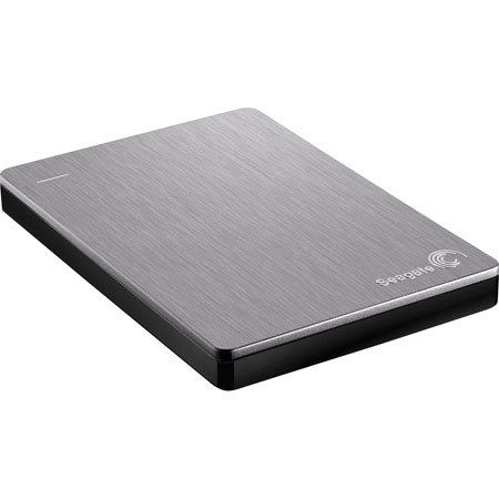 Seagate Backup Plus Slim 1TB 2.5" External Hard Drive, USB Powered, Silver