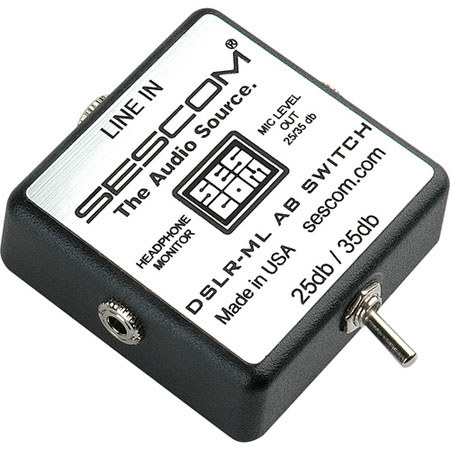 Sescom DSLR-ML Mini-Link Line to Mic Level Interface