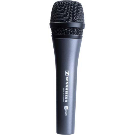 Sennheiser E840 Wired Handheld Cardioid Dynamic Vocal Microphone with Clip