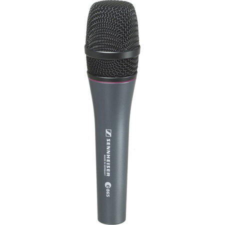 Sennheiser e 865 Wired Supercardioid Handheld Professional Condenser Microphone with Clip