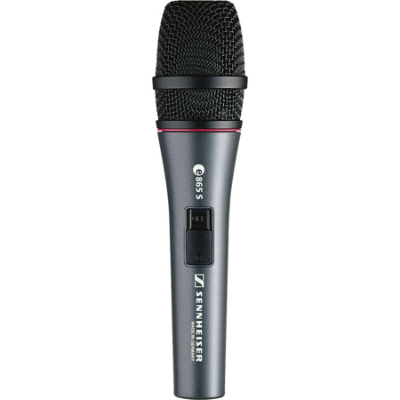 Sennheiser e 865-S Wired Supercardioid Handheld Professional Condenser Microphone with Clip & Switch