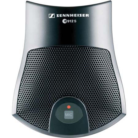 Sennheiser e 912 S BK Half Cardioid Boundary Microphone with Switch, Black