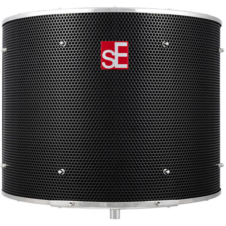 SE Electronics Reflexion Filter PRO Portable Acoustic Absorber, Black with Chrome Trim