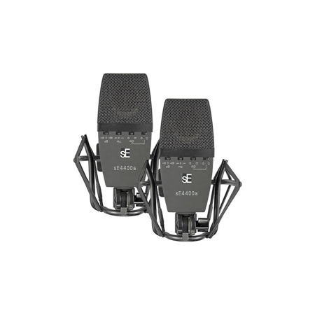 SE Electronics sE4400 Large-Diaphragm Multi-Pattern Condenser Microphone, Pair