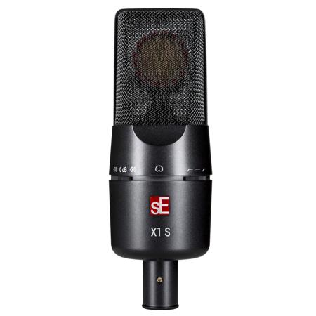 SE Electronics X1 S Entry Level Large Diaphragm Cardioid Condenser Microphone with Hand-Crafted 1" True Condenser