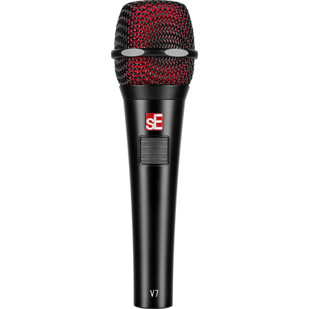 SE Electronics V7 PTT Supercardioid Dynamic Handheld Microphone with Push-to-Talk Button