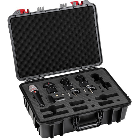 SE Electronics V PACK VENUE Standard 4-Piece Drum Microphone Kit with V7 X Supercardioid, V KICK, 2x V Beat Microphone and Case