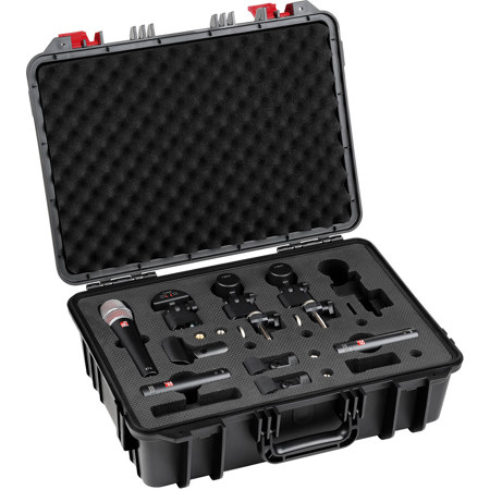 SE Electronics V PACK CLUB Standard 6-Piece Drum Microphone Kit with V7 X Supercardioid, V KICK, 2x sE7, 2x V Beat Microphone and Case