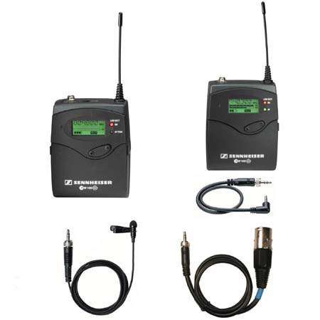 Sennheiser ew112PG2 ENG Wireless Camera Mountable UHF Lavalier System. Band C (740-776 MHz)