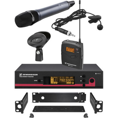 Sennheiser ew 122 G3 Wireless Contractor Kit, GA 3 Rackmount Kit, B 626-668MHz