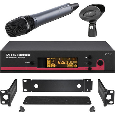 Sennheiser ew 135 G3 Handheld Microphone System, GA3 Rackmount Kit, G 566-608MHz