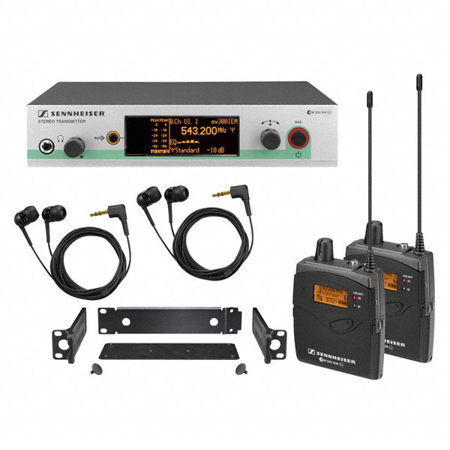 Sennheiser ew 300-2 IEM G3 Wireless Audio Monitoring System, A1: 470-516MHz