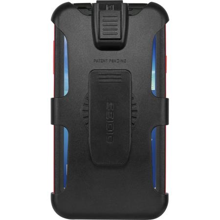 Seidio OBEX Waterproof Case with Holster for Samsung Galaxy S4, Black/Red