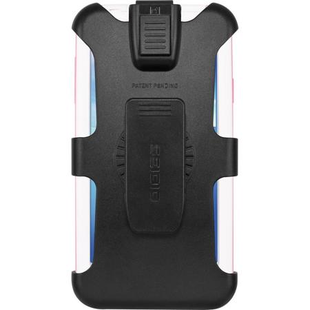 Seidio OBEX Waterproof Case with Holster for Samsung Galaxy S4, White/Pink