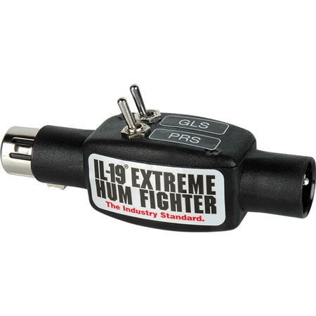 Sescom IL-19-PRS-GLS Inline Professional Audio Hum Eliminator with Switchable Phase Reverse & Ground Lift